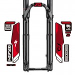 Mountain Bicycle Fork Decal Stickers for rock shox SID BRAIN